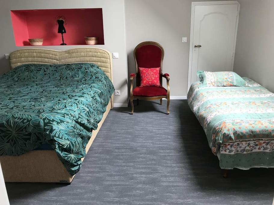 Villa Longere A La Campagne Au Calme à Villiers-sur-Loir Extérieur photo